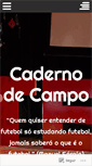 Mobile Screenshot of cadernodecampo.com